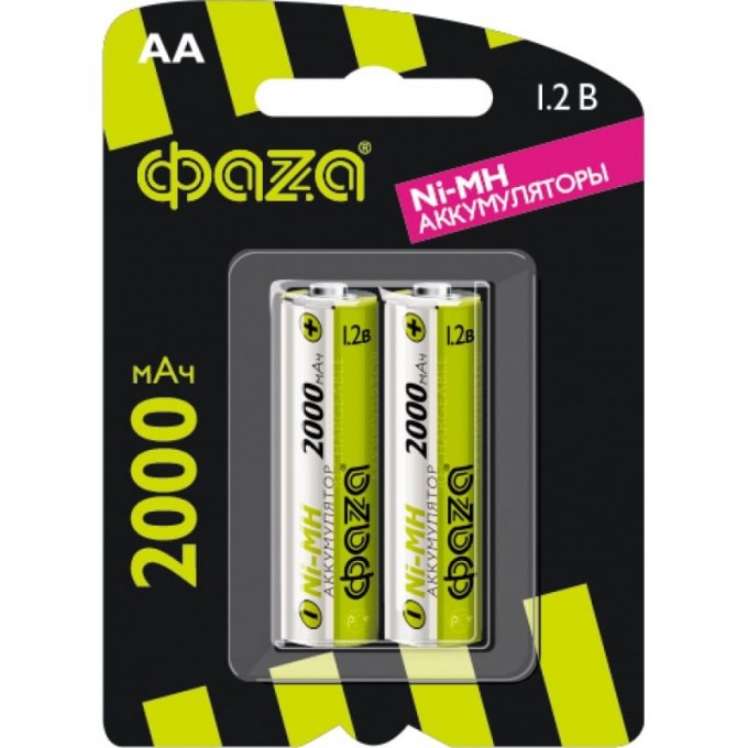 Аккумулятор JAZZWAY ФАZА размера AA 2000мАч Ni-MH BL-2 5002975 Аккумулятор JAZZWAY ФАZА размера AA 2000мАч Ni-MH BL-2 5002975