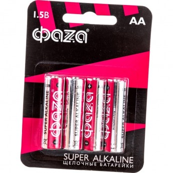 Алкалиновые элементы питания JAZZWAY ФАZА LR 6 Super Alkaline BL-4