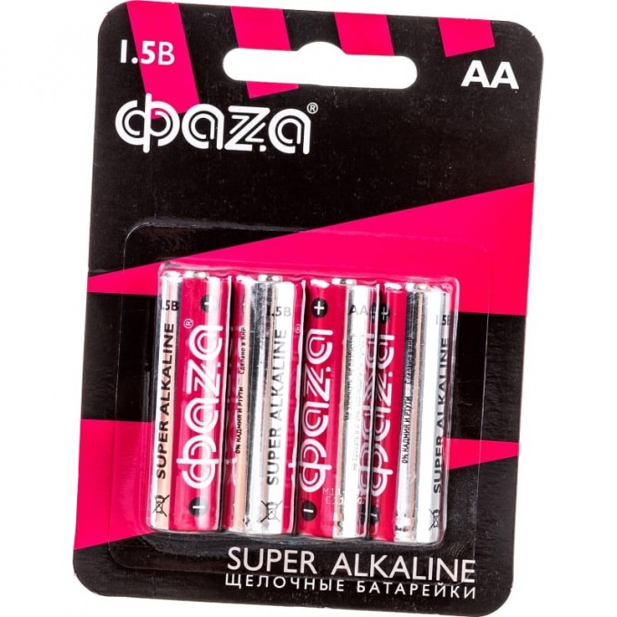 Алкалиновые элементы питания JAZZWAY ФАZА LR 6 Super Alkaline BL-4 5000285
