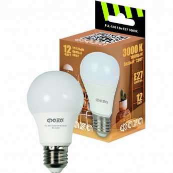 Лампа JAZZWAY ФАZА FLL- A60 12w E27 3000K 230/50