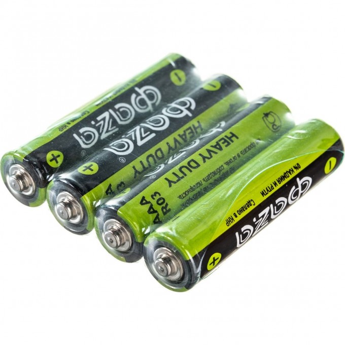 Солевые элементы питания JAZZWAY ФАZА Heavy Duty R03 Shrink-4 5002326 Солевые элементы питания JAZZWAY ФАZА Heavy Duty R03 Shrink-4 5002326