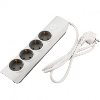 Удлинитель JAZZWAY ET-04-140W 5051799 4х1.4м с заземлением с выключателем